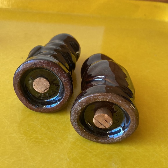 Vintage MCM Japan 2 sets of salt and pepper shakers owl figurines and trees - Picture 13 of 13